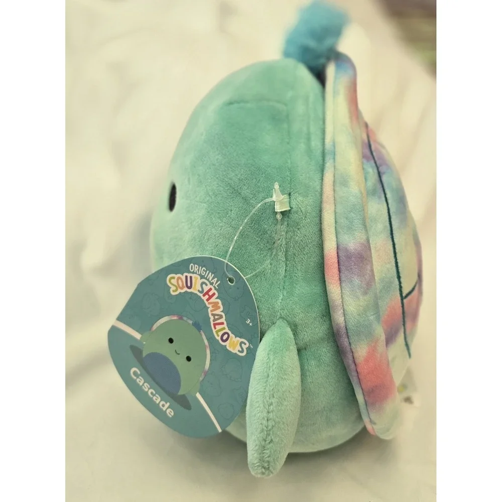 Squishmallows: CASCADE THE SEA TURTLE Tie Dye Shell Blue Belly Toy Plush‎